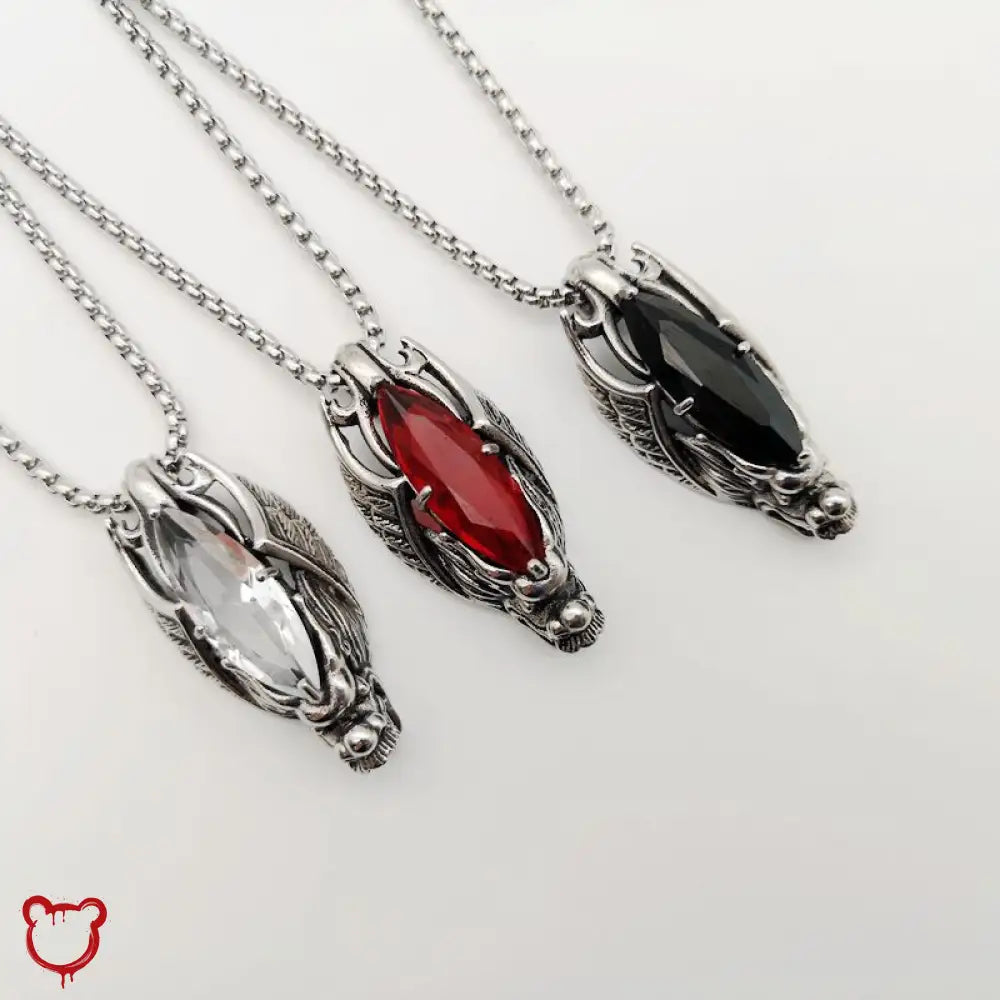 Savage Crystal Bat Necklace Accessories
