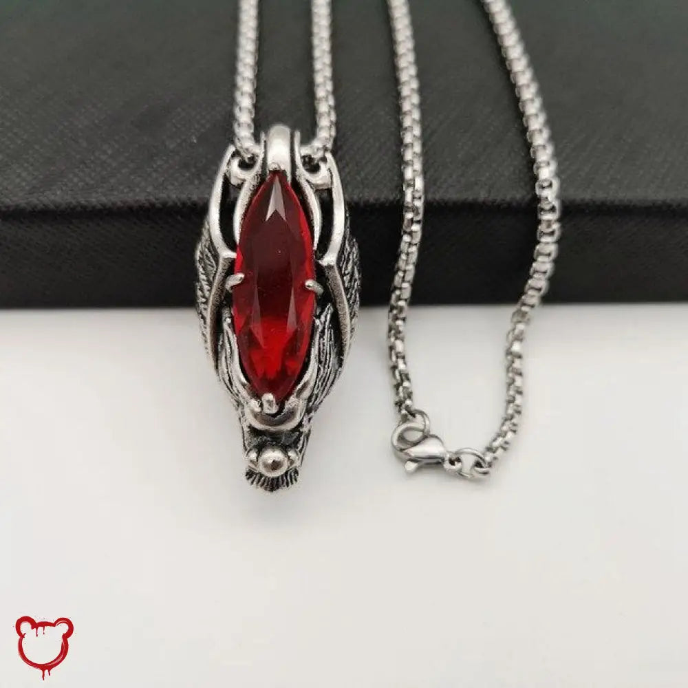 The Cursed Closet 'Savage' Bat Style Crystal Necklace at $22.99 USD