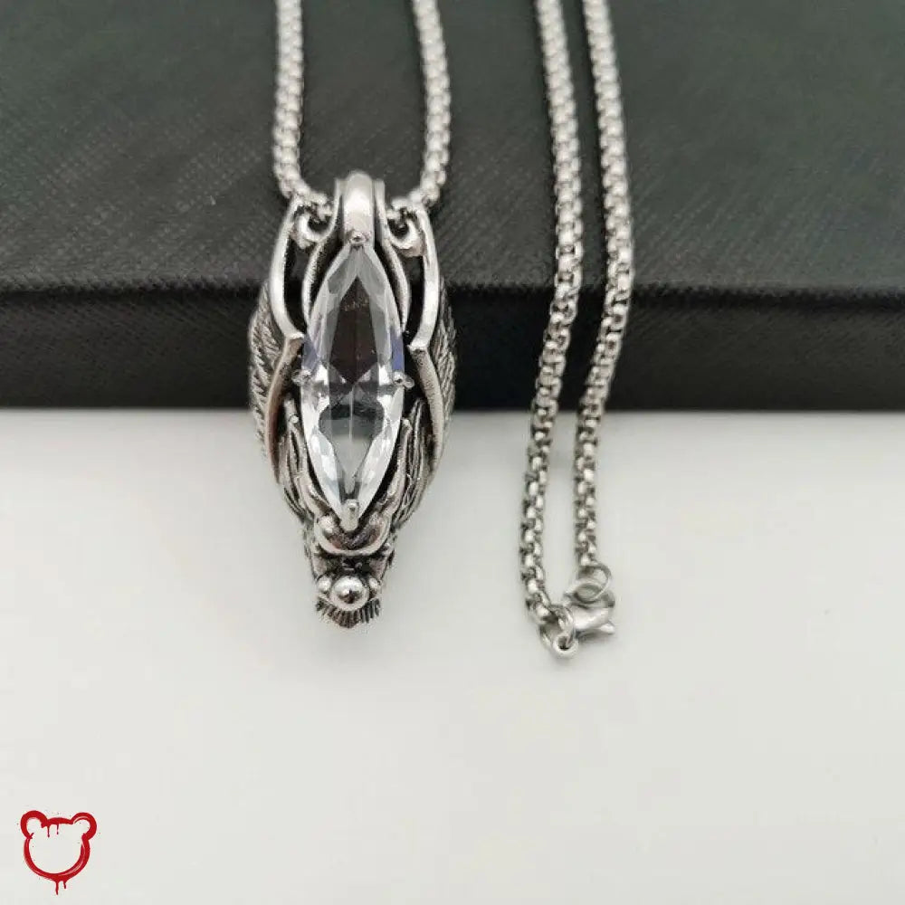 The Cursed Closet 'Savage' Bat Style Crystal Necklace at $22.99 USD