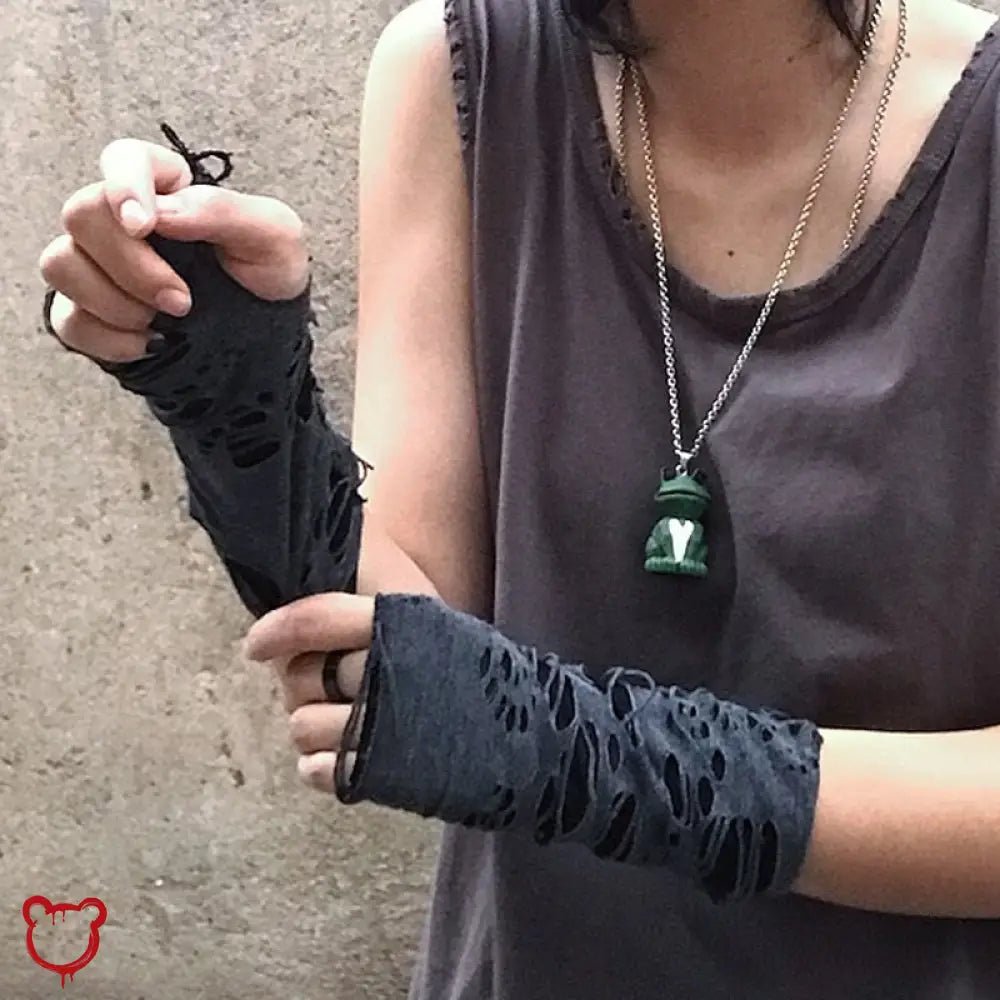 Silent Torn Gloves (Pair) - The Cursed Closet