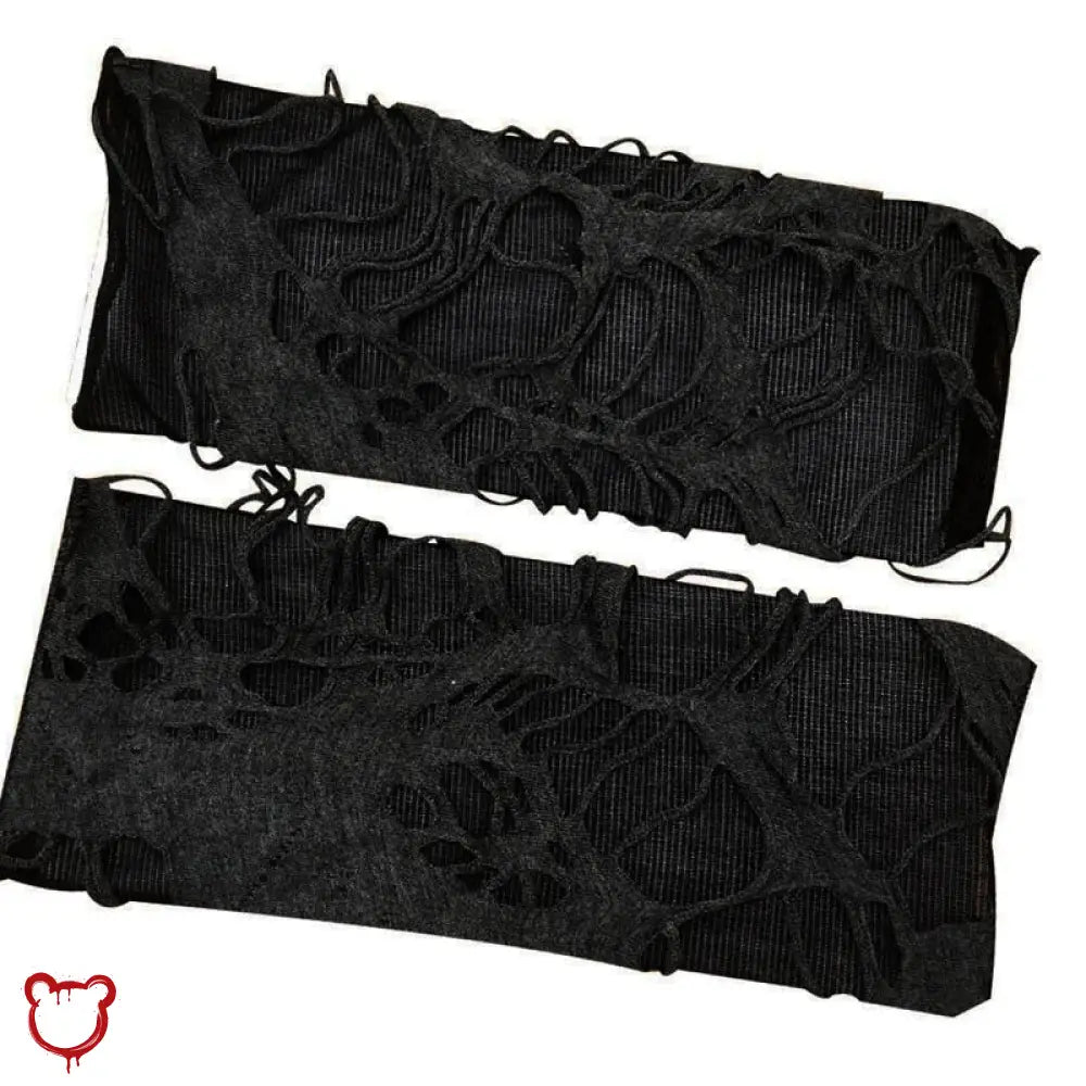 Silent Torn Gloves (Pair) - The Cursed Closet
