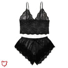 Silky Spandex 2-Piece Lingerie 1 / Xl