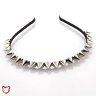 Silver Spike Hairband Accessories