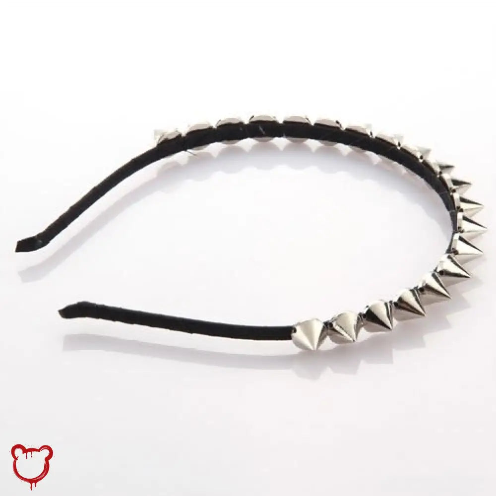 Silver Spike Hairband Accessories