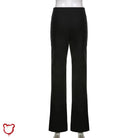 Skinny Buckle Cage Pants Clothing