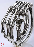 The Cursed Closet Goth Skull Bone Bracelet at $24.99 USD