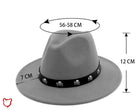 Skull Fedora In Multiple Colors Accessories