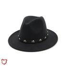 Skull Fedora In Multiple Colors Gray / 56To58Cm Accessories