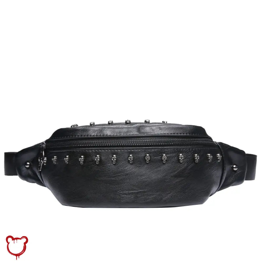 Skull Goth Fanny Pack - Phone Pouch - The Cursed Closet