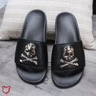 Skull Pvc Slippers As Shown / 7 Footwear