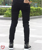 Slim Lace-Up Pants Black / 30 Clothing