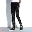 Slim Lace-Up Pants Black / 32 Clothing