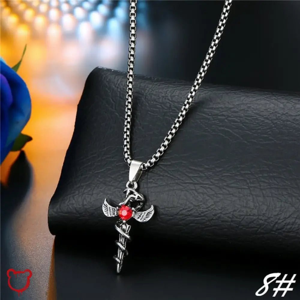 Stainless Steel Pendant Necklaces - Alternative - The Cursed Closet