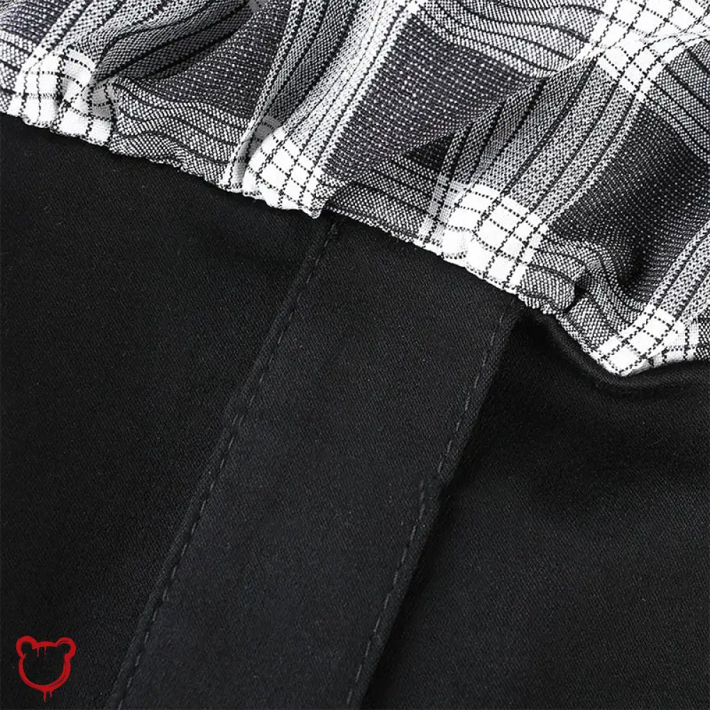 "Synergy Plaid Strap Dress" - The Cursed Closet