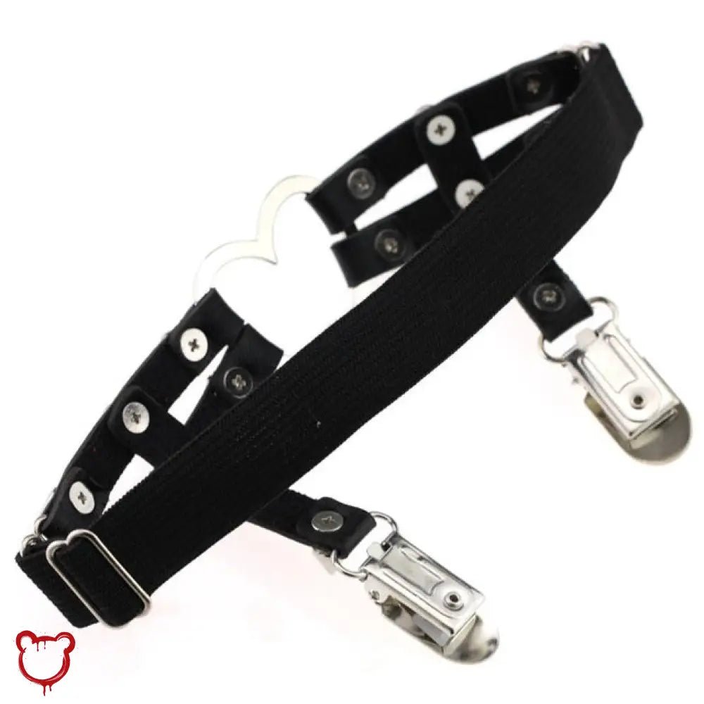 Thrash baby' heart spike garter - The Cursed Closet