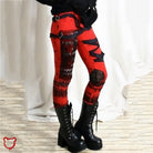 Tie Dye Punk Pants Red / S Clothing