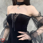 Tragic Black Lace Sleeve Dress Clothing