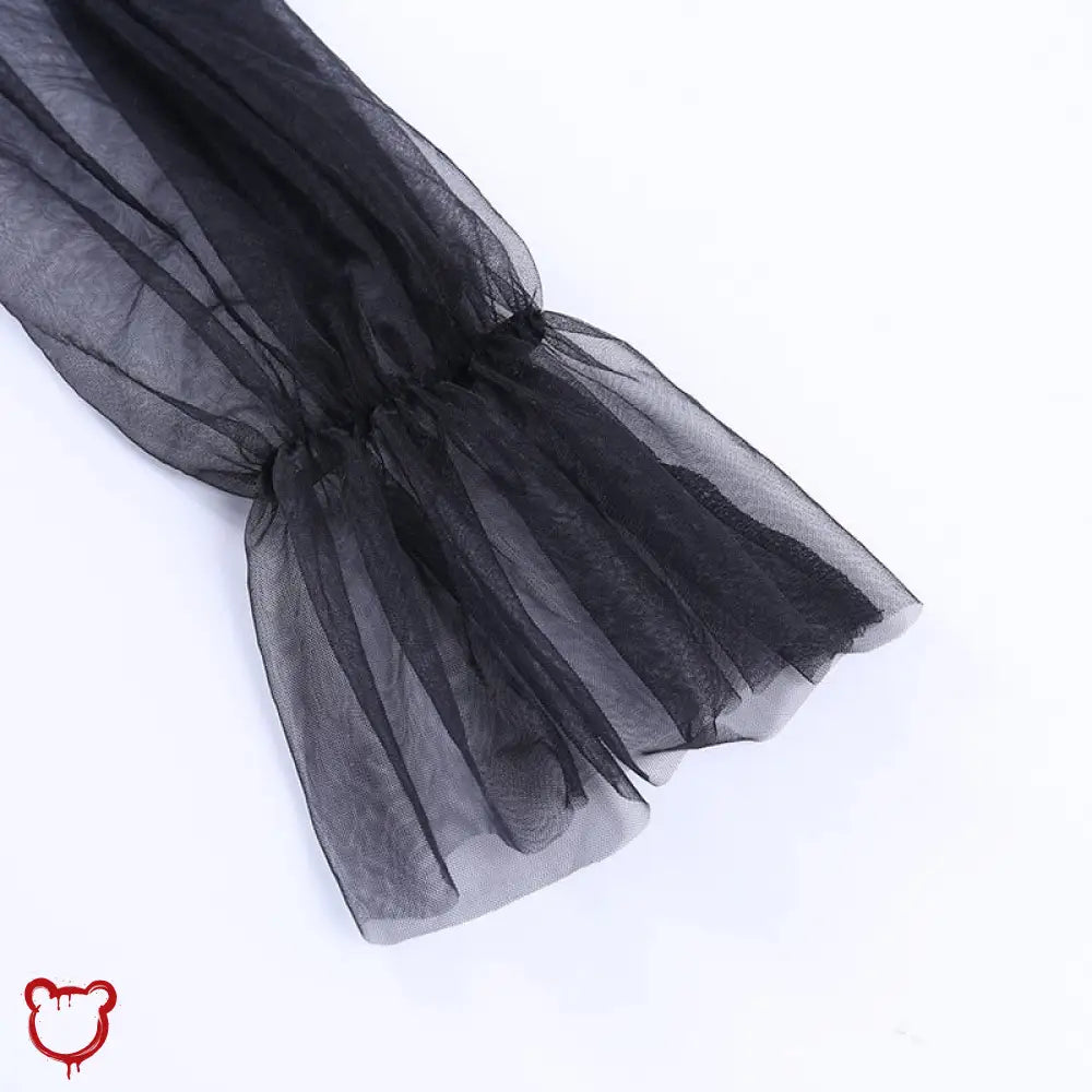 Tragic Black Lace Sleeve Dress Clothing