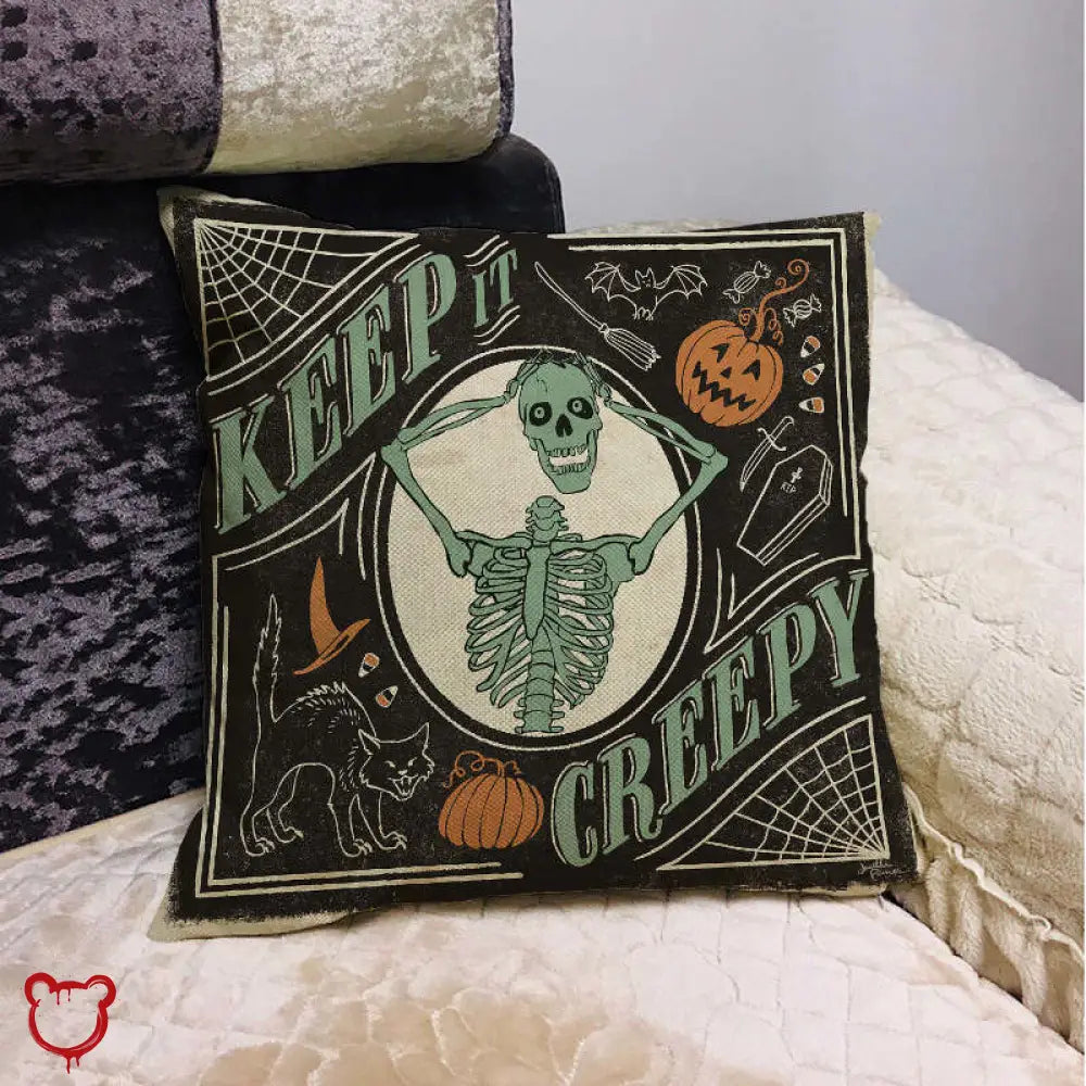 Trick Or Treat Cushion Cover 450Mm*450Mm / Keep It Creepy