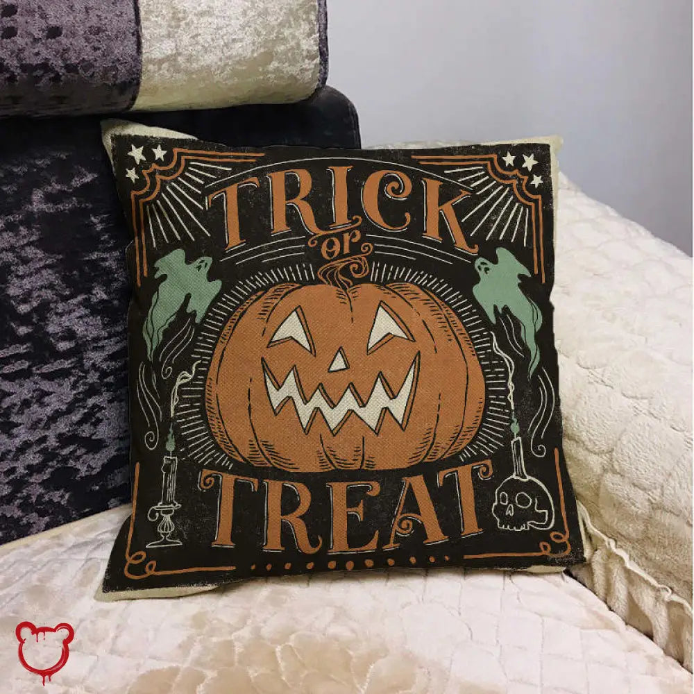 Trick Or Treat Cushion Cover