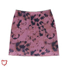 The Cursed Closet 'Underground' Tie Dye Double Layer Skirt at $24.99 USD