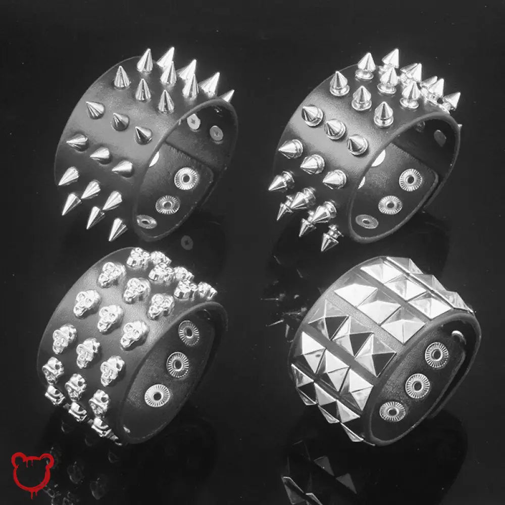 Variety of 22 Black Bracelets - The Cursed Closet