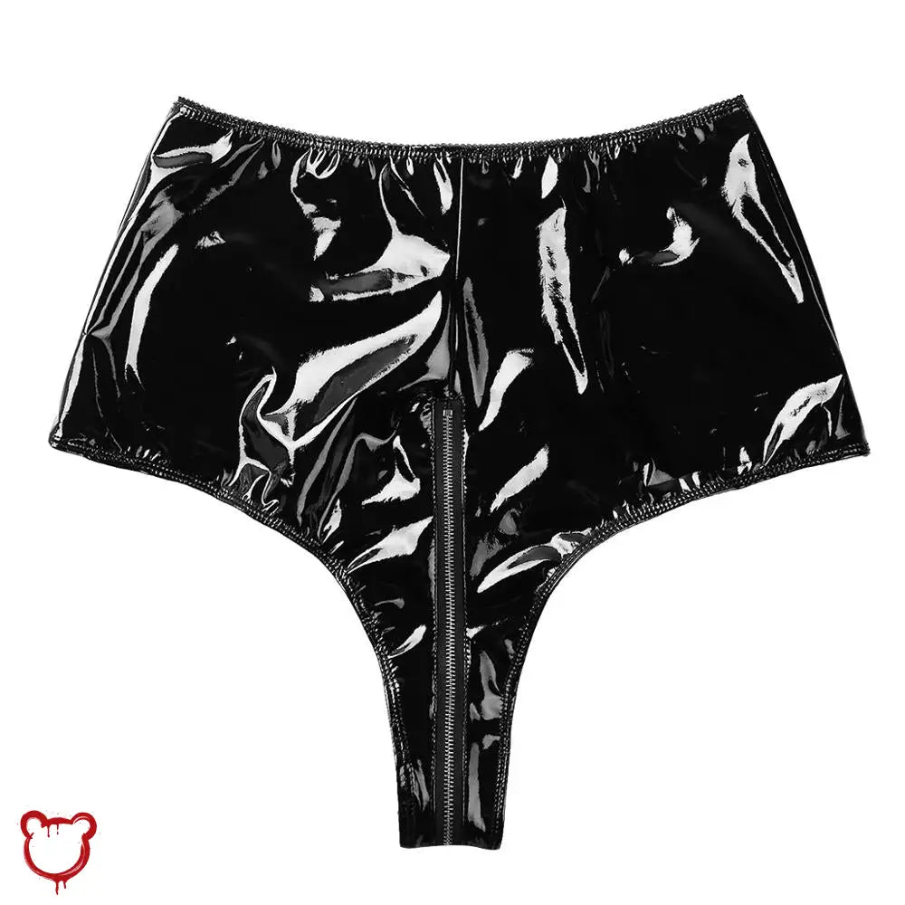 Zone' Faux Leather Shorts - The Cursed Closet