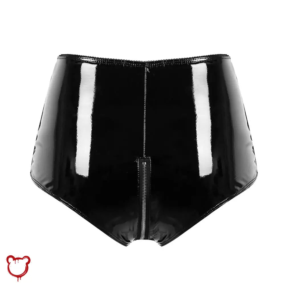 Zone' Faux Leather Shorts - The Cursed Closet